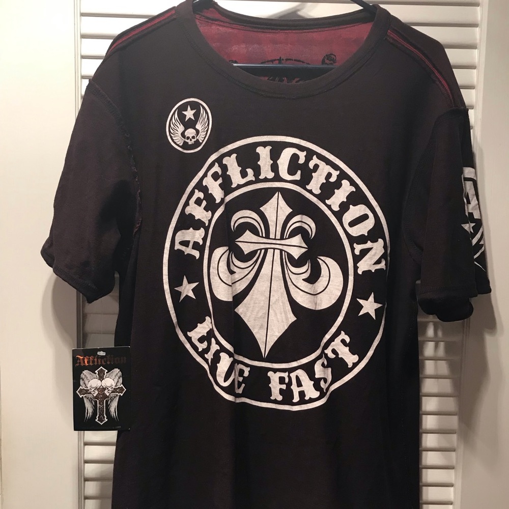 Affliction Reversible T Shirt